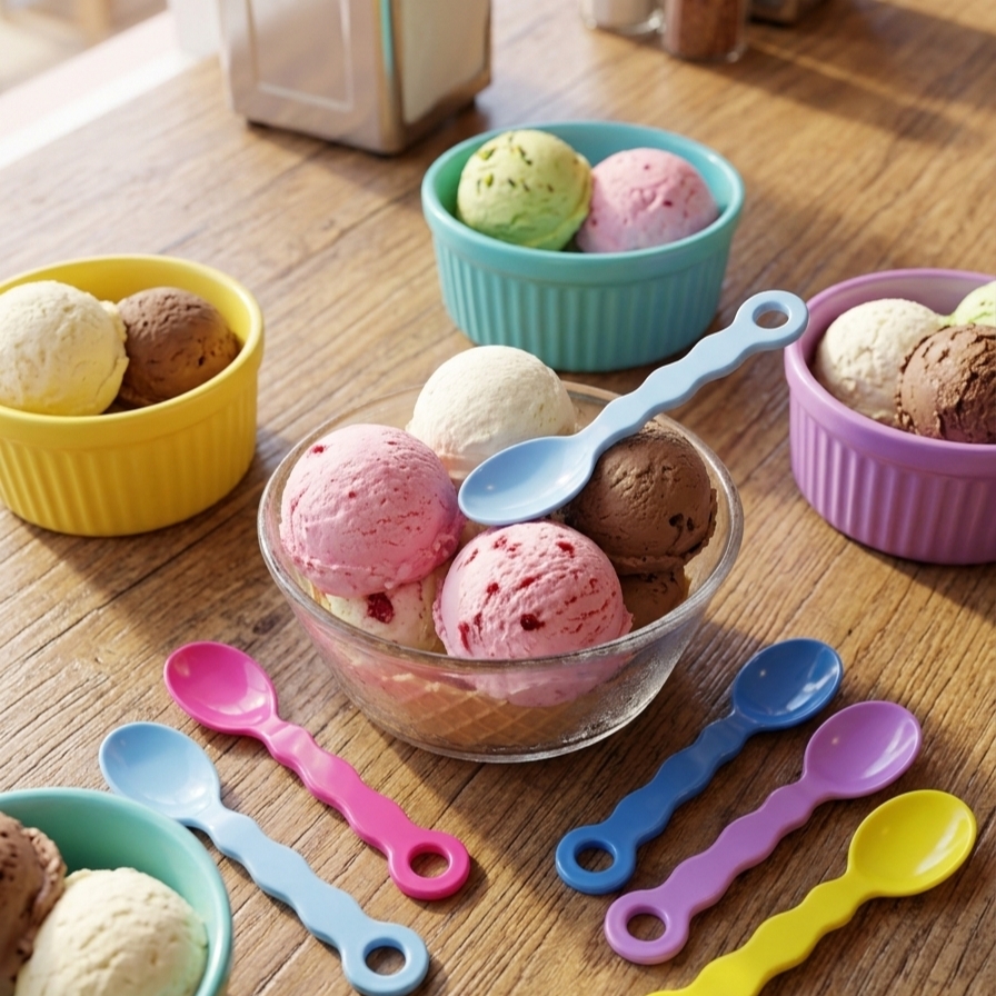 WhatsApp Image 2026-07-06 at 10.50.13 PM (2) Reusable Ice Cream Spoon Set Of 6 - Image 1
