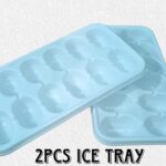 2Pcs Plastic Ice Tray