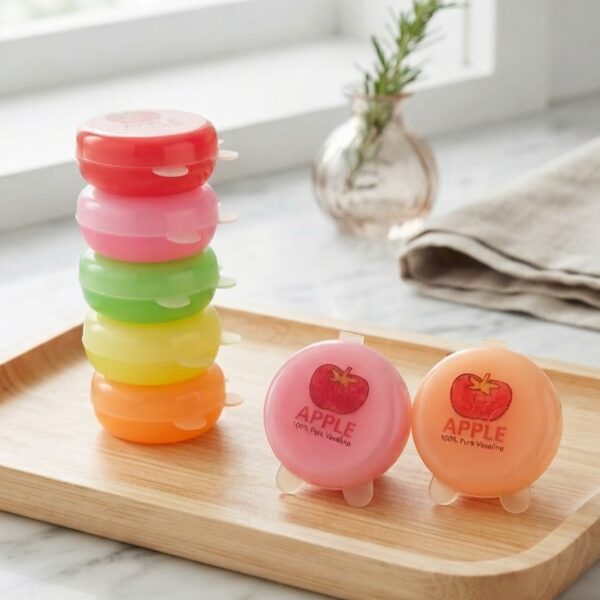 2 Piece Lip Balm Apple Jar