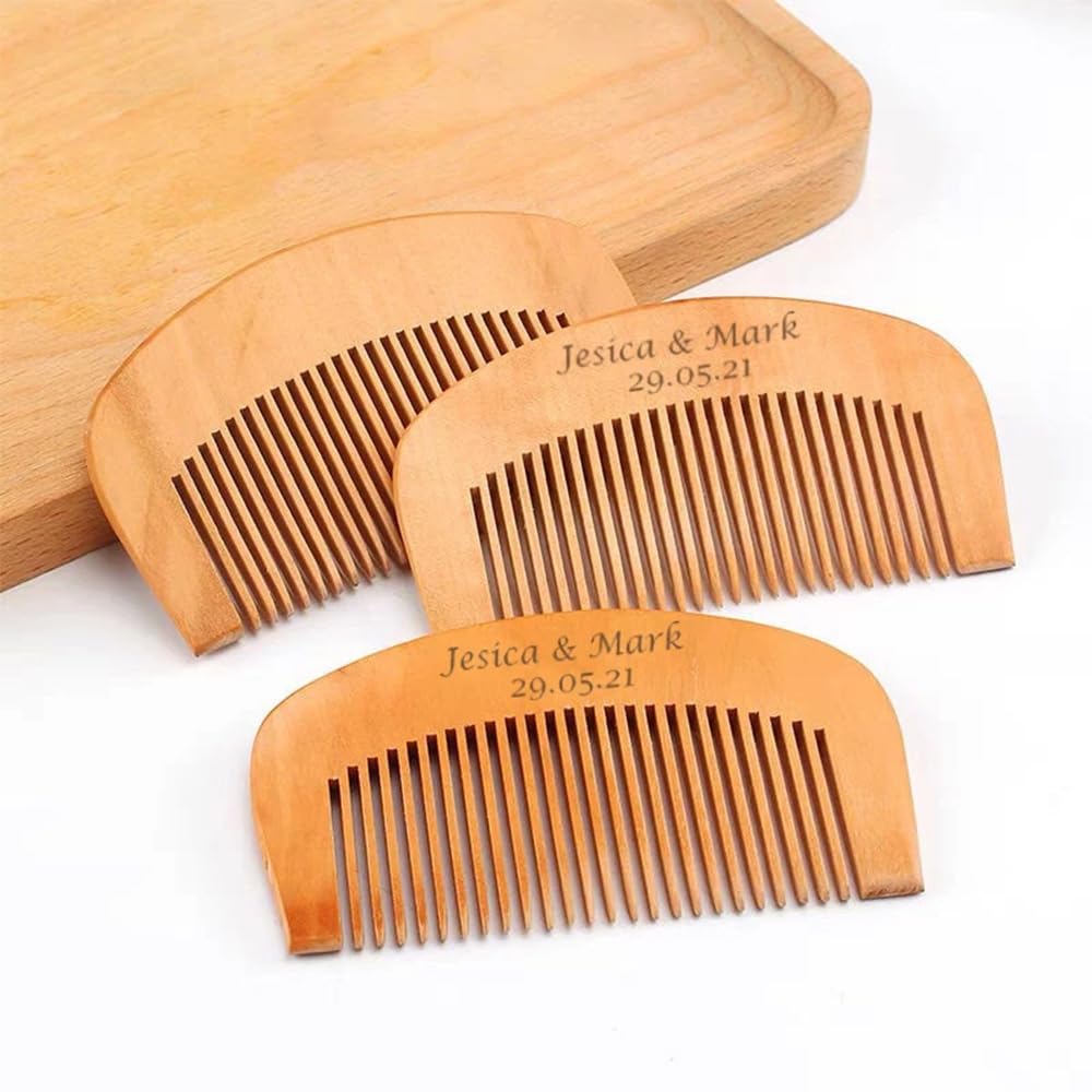 61AH7tPfGCL Wooden Pocket Size Comb - Image 1