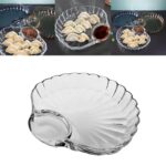 Crystal Seashell Shape Dumpling Plate