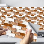 24 Pieces Self Adhesive Brick Tile Stickers - Image 3