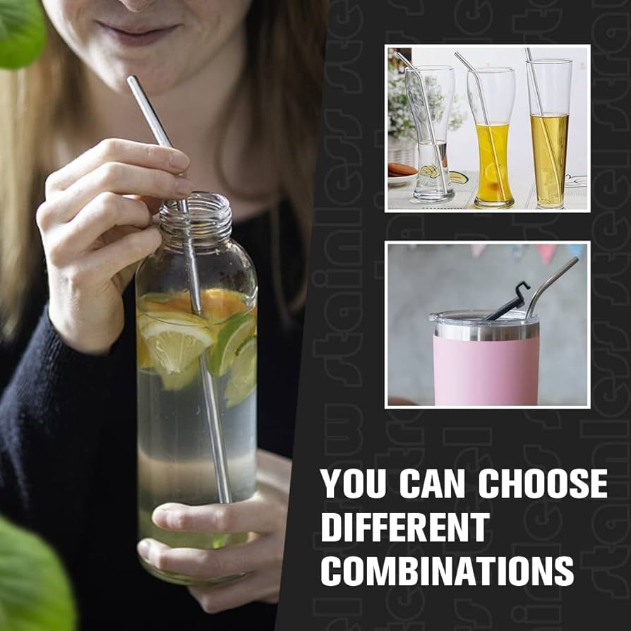 61vuRPLO52L._AC_UF894,1000_QL80_ 5 Pcs Reusable Metal Straw - Image 1