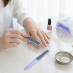 Mini Nail File Buffer Brush