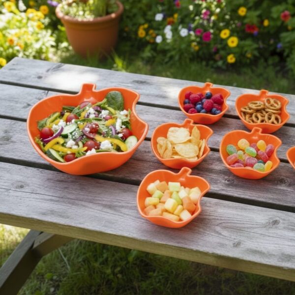 7 Pcs Apple Bowl Set