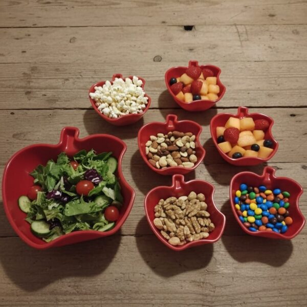 7Pcs Apple Bowl Set